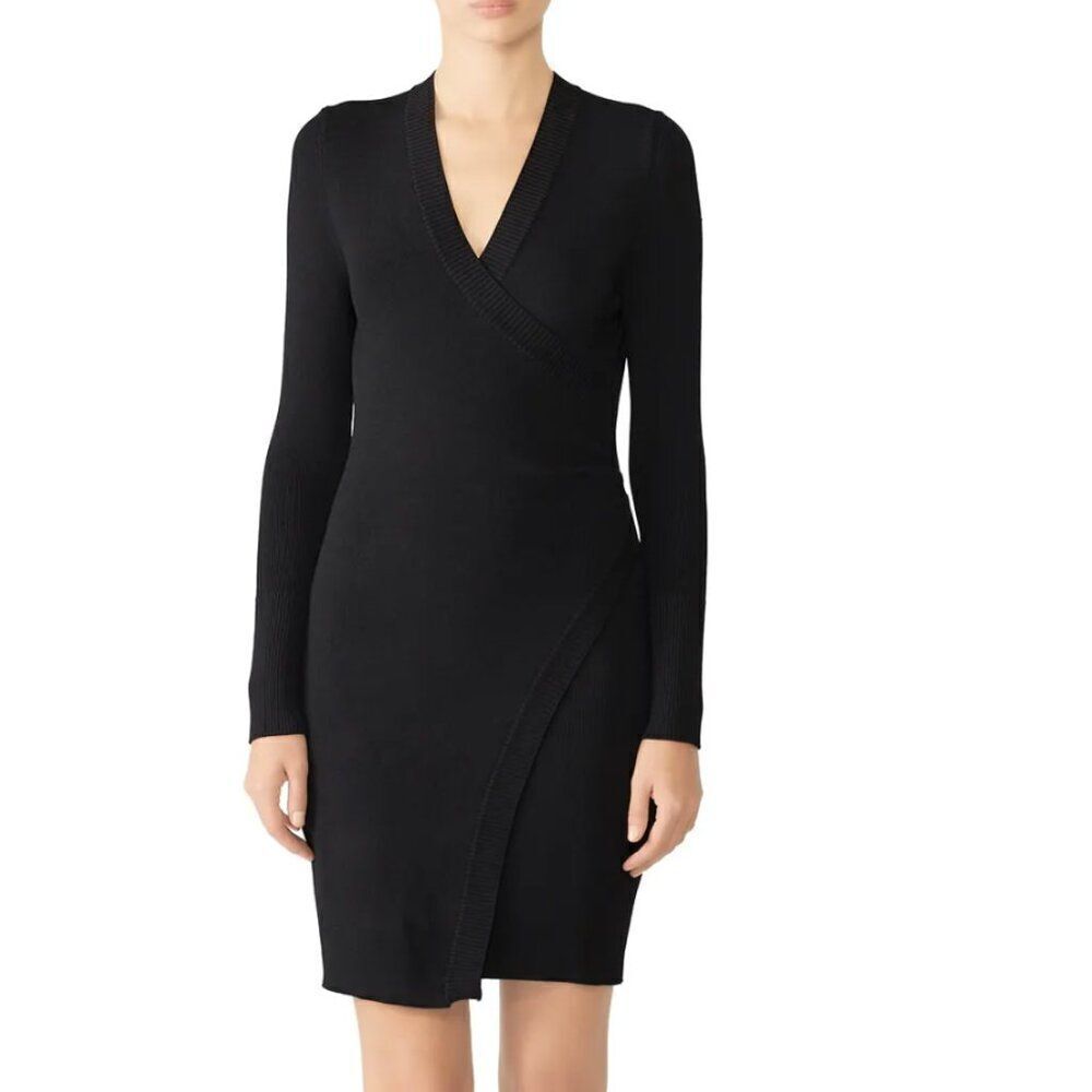 Adelyn Rae Sharine Black knit dress size xs EUC